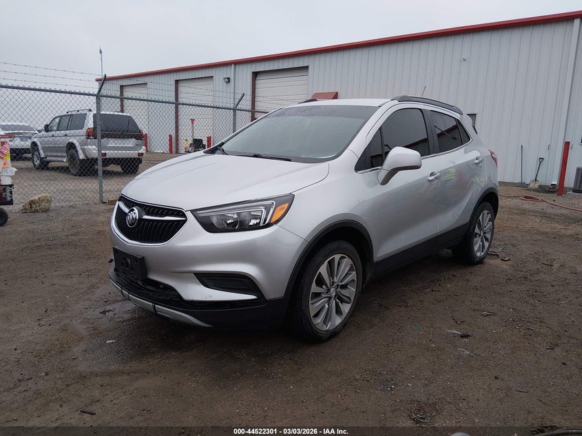 Vin: kl4cjasb6lb339427, lot: 45019062, buick encore fwd preferred 20202