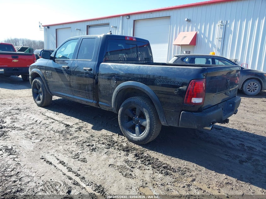 Vin: 1c6rr7gt5ls126263, lot: 45019192, ram 1500 classic warlock  4x4 6'4 box 20203
