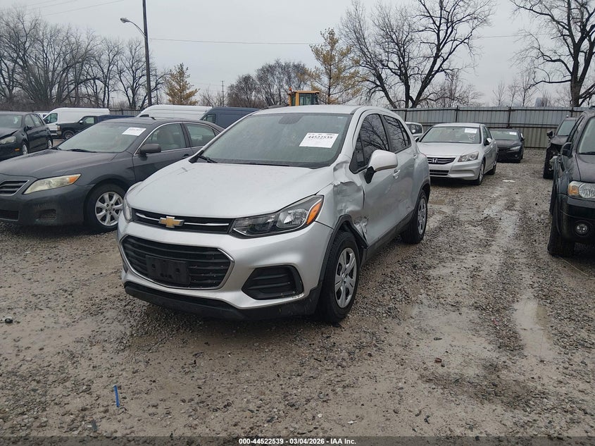 Vin: 3gncjksb4hl194851, lot: 45019300, chevrolet trax ls 20172