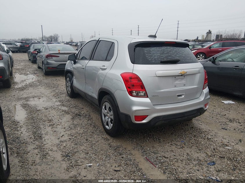 Vin: 3gncjksb4hl194851, lot: 45019300, chevrolet trax ls 20173