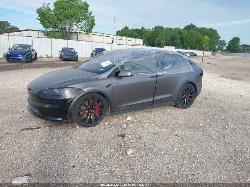 Vin: 7saxcbe6xrf437892, lot: 45019329, tesla model x plaid tri motor all-wheel drive 20242