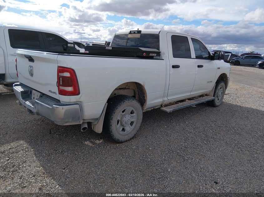 Vin: 3c6ur5cjxng321983, lot: 45019344, ram 2500 tradesman  4x4 6'4 box 20224