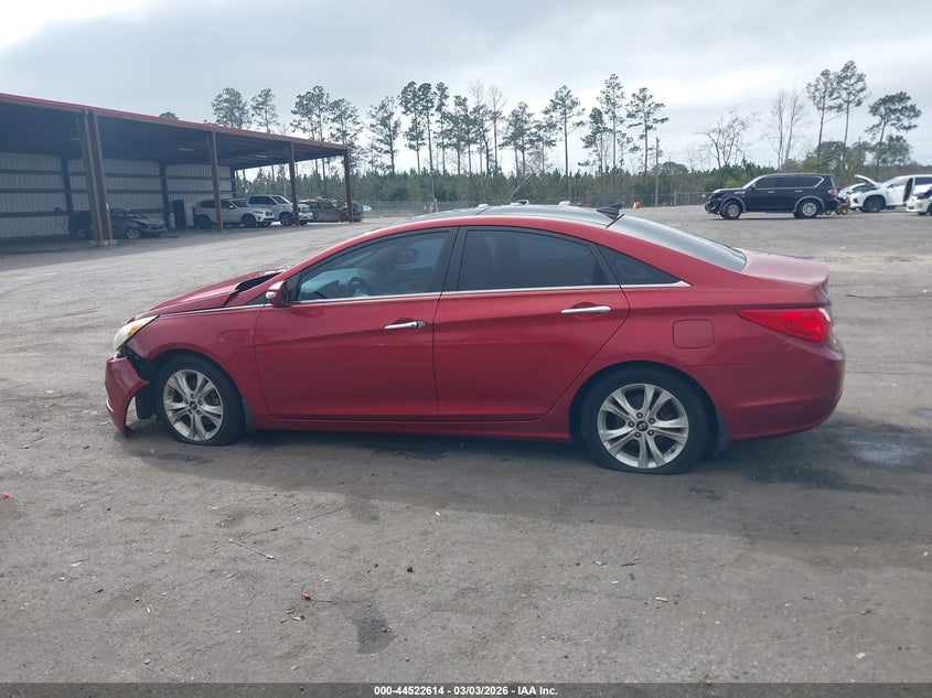 2012 Hyundai Sonata 2.4 Limited red Lot 111044522614 Vin 5NPEC4AC8CH403728