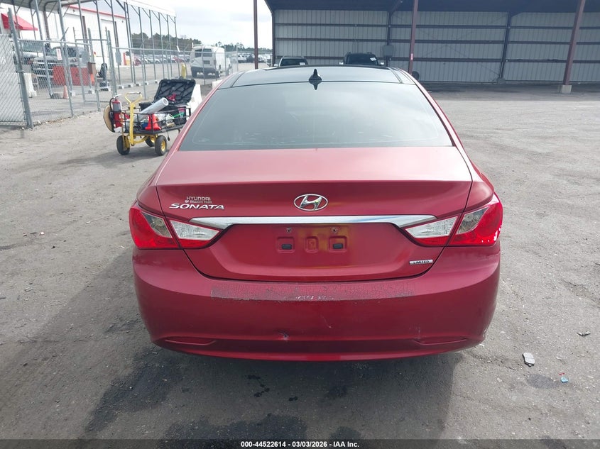 2012 Hyundai Sonata 2.4 Limited red Lot 111044522614 Vin 5NPEC4AC8CH403728