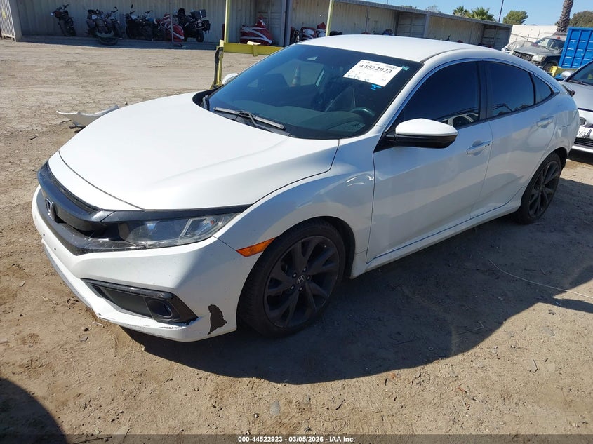 2019 HONDA CIVIC SEDAN 2.0L I-4 DOHC, VVT, 158HP