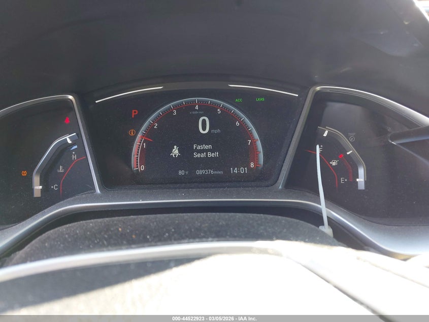 2019 HONDA CIVIC SEDAN 2.0L I-4 DOHC, VVT, 158HP