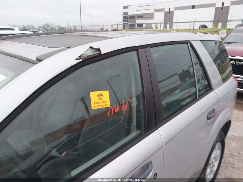 2002 Saturn Vue 4 Cyl VIN: 5GZCZ23D92S820550 Lot: 44523125