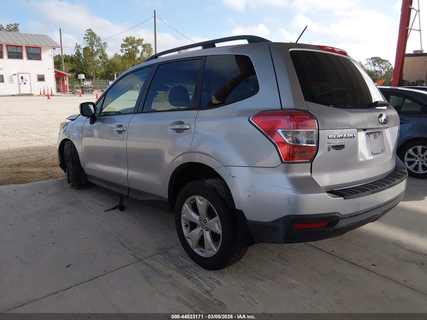 Vin: jf2sjadc5fh496327, lot: 45019932, subaru forester 2.5i premium 20153