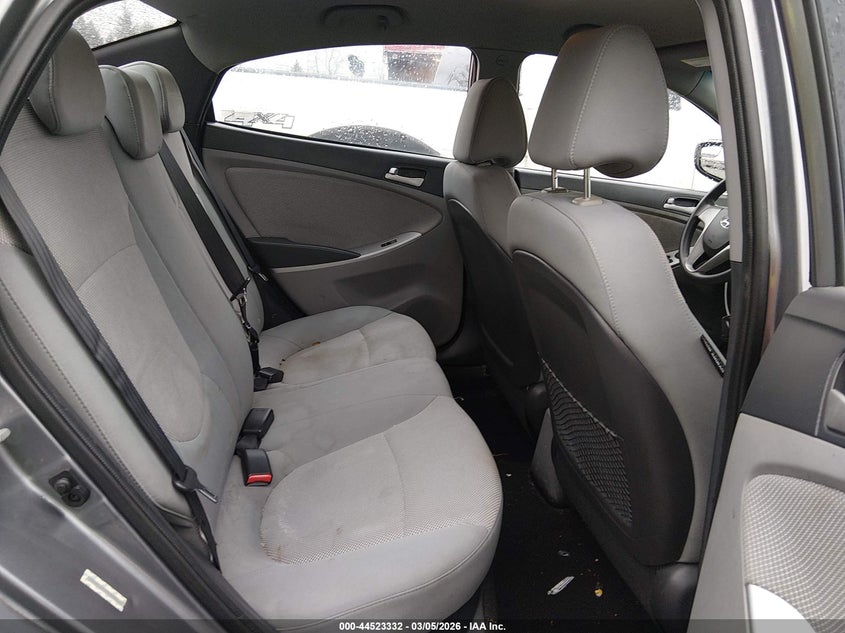 2014 HYUNDAI ACCENT SEDAN 1.6L I-4 DI, DOHC, VVT, 138HP