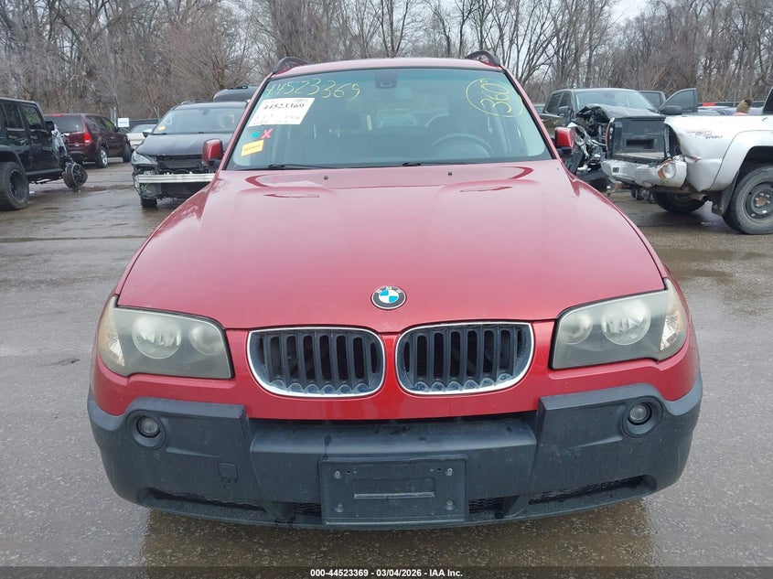 2005 BMW X3 3.0I VIN: WBXPA93445WD16753 Lot: 44523369
