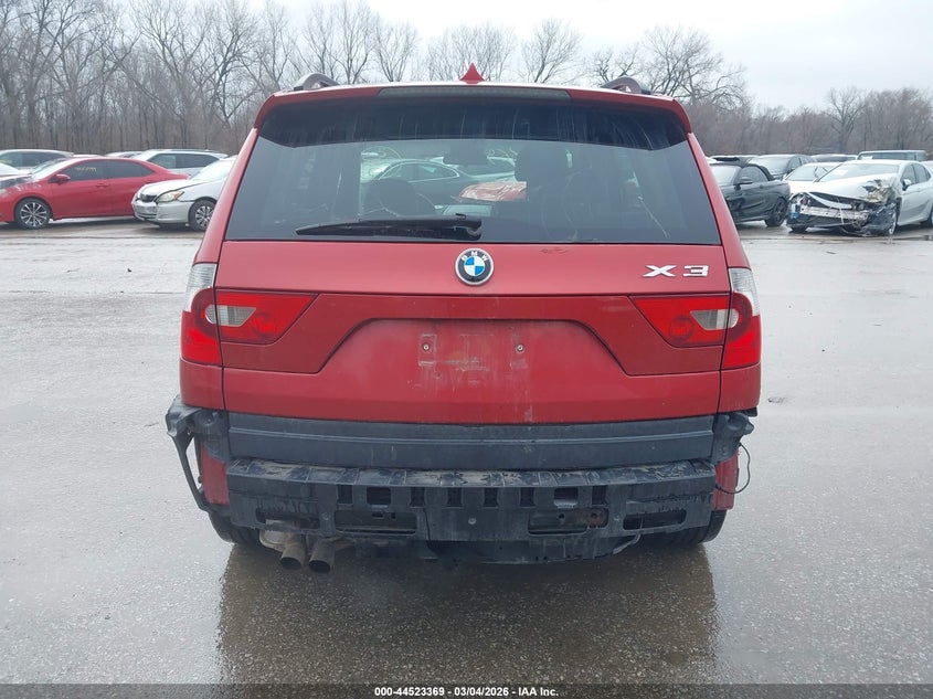 2005 BMW X3 3.0I VIN: WBXPA93445WD16753 Lot: 44523369