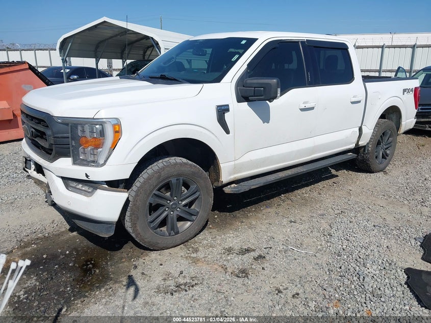 Vin: 1ftfw1e55mfb60221, lot: 45020542, ford f-150 xlt 20212
