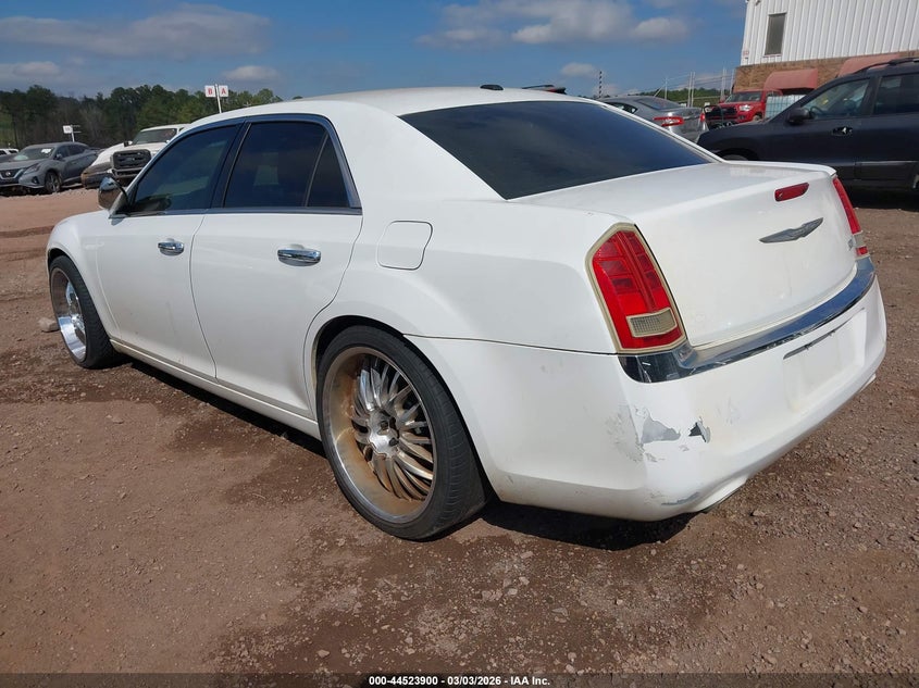 2012 Chrysler 300 3.6 Limited white Lot 111044523900 Vin 2C3CCACG5CH226929