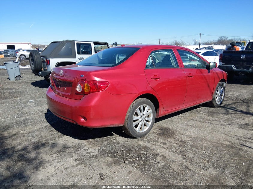 2009 TOYOTA COROLLA SEDAN 1.8L I-4 DOHC, VVT, 132HP