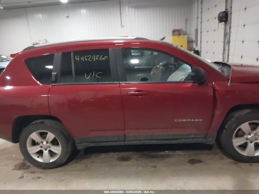 2016 Jeep Compass Sport VIN: 1C4NJDBB1GD638690 Lot: 44524260