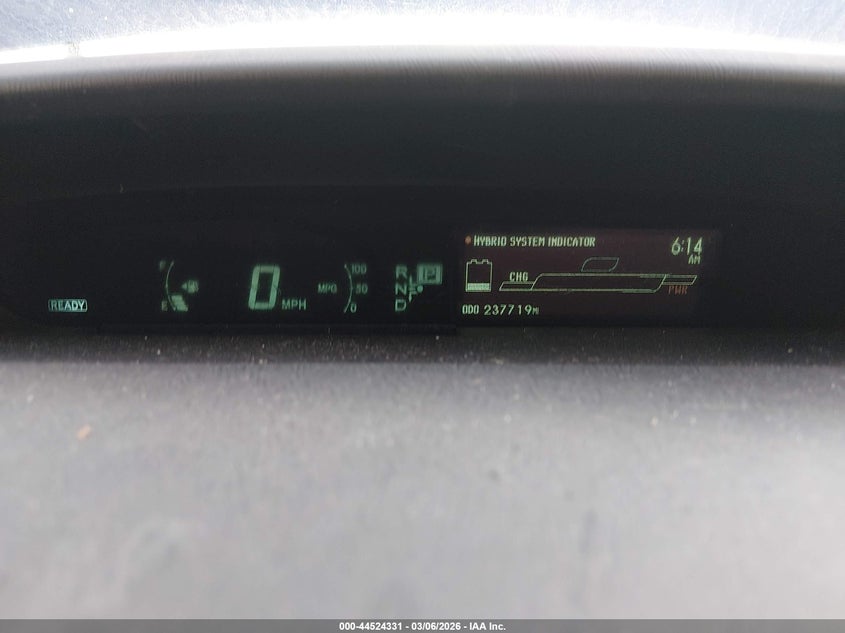 2010 TOYOTA PRIUS HATCHBACK 1.8L I-4 DOHC, VVT, 98HP