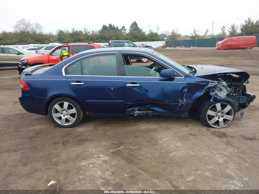 2008 Kia Optima Ex V6 VIN: KNAGE124685171143 Lot: 44524958