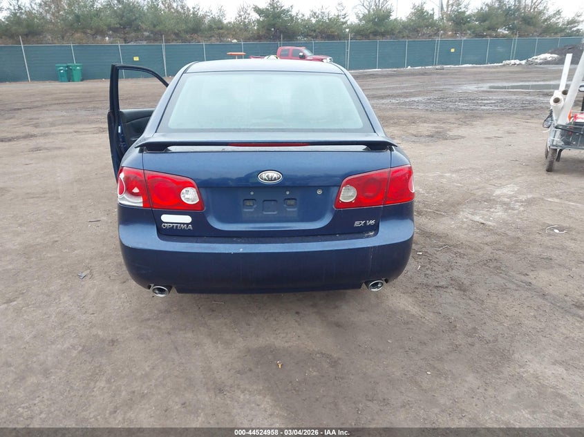 2008 Kia Optima Ex V6 VIN: KNAGE124685171143 Lot: 44524958