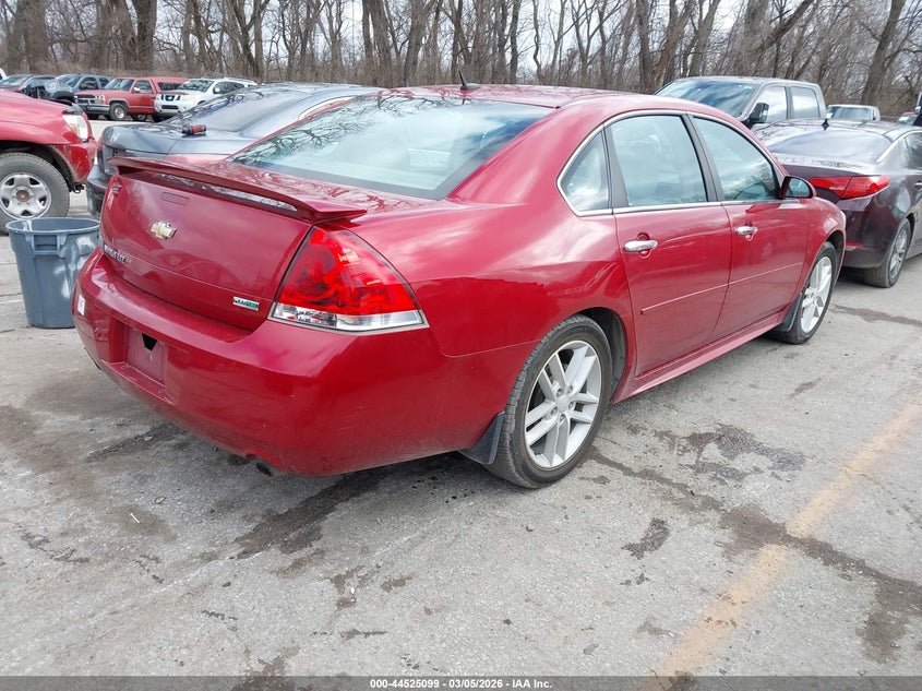 Vin: 2g1wc5e38d1169641, lot: 45021890, chevrolet impala ltz 20134