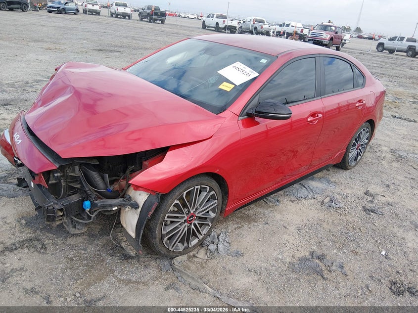 Vin: 3kpf44ac4ne424715, lot: 45022026, kia forte gt 20222