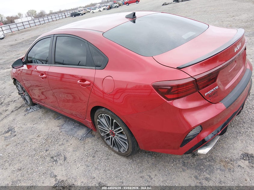 Vin: 3kpf44ac4ne424715, lot: 45022026, kia forte gt 20223