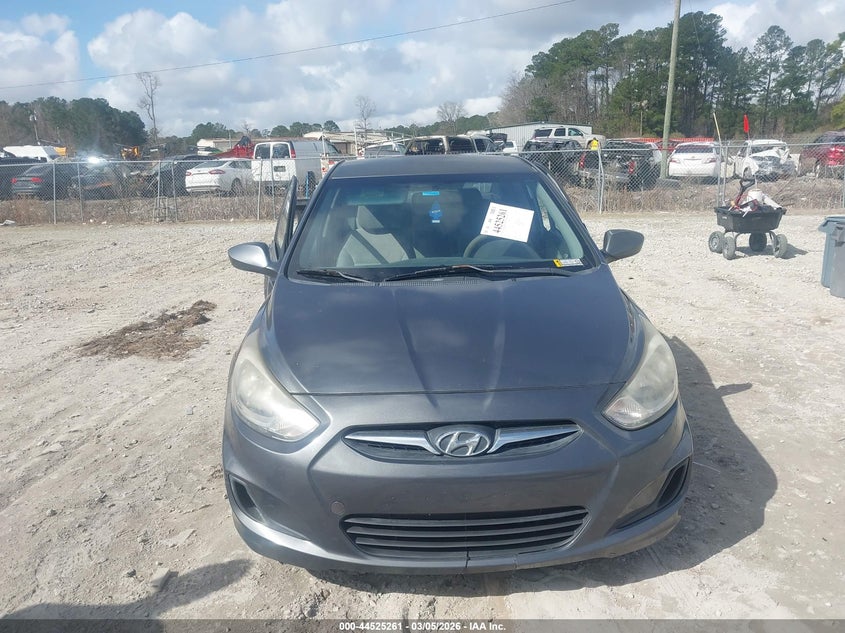 2012 Hyundai Accent 1.6 Gls grey Lot 111044525261 Vin KMHCT4AE9CU242736