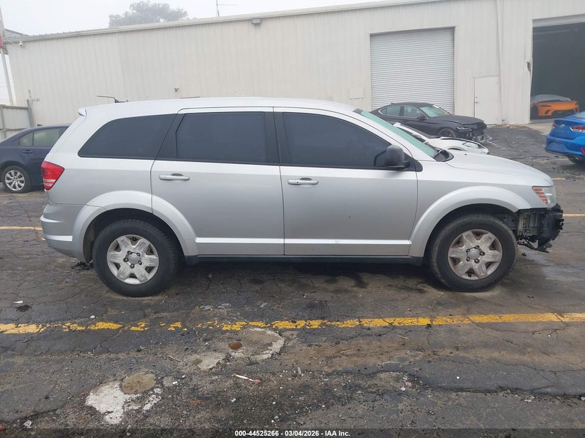 2012 Dodge Journey 2.4 Se/Avp silver Lot 111044525266 Vin 3C4PDCAB5CT204210