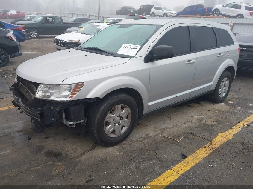 3C4PDCAB5CT204210 2012 Dodge Journey 2.4 Se/Avp silver
