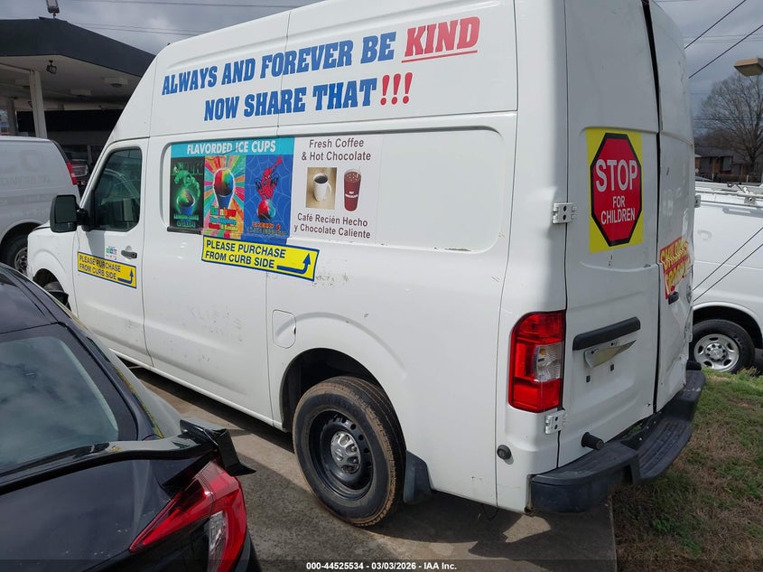 2014 Nissan Nv Cargo Nv2500 Hd S V6