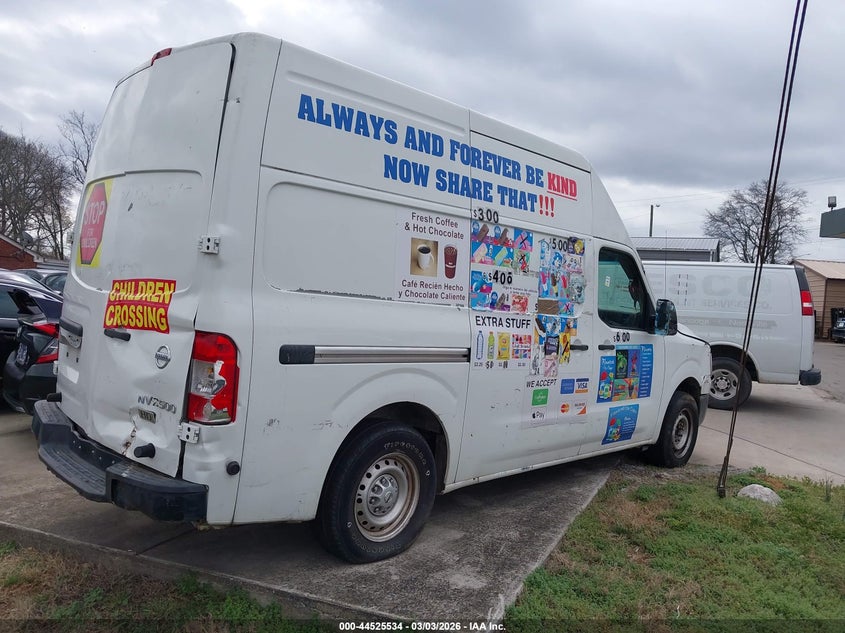 2014 Nissan Nv Cargo Nv2500 Hd S V6