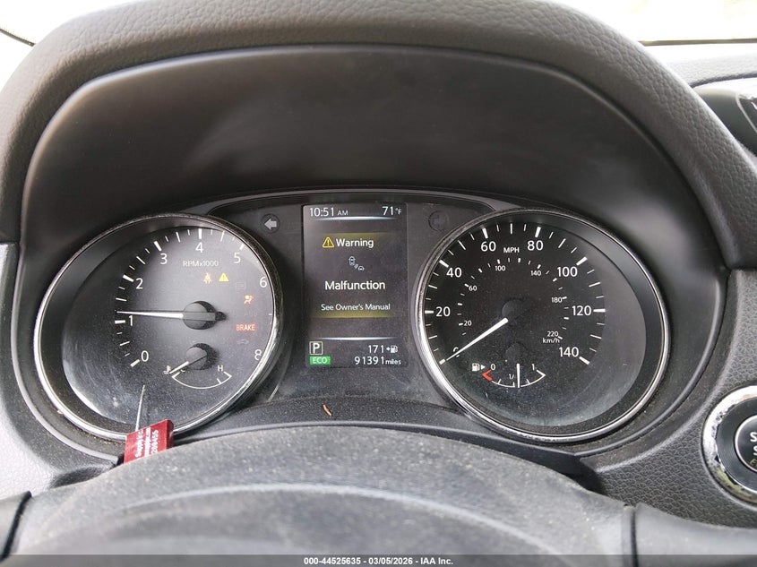 2017 Nissan Rogue Sl VIN: JN8AT2MV4HW284243 Lot: 44525635