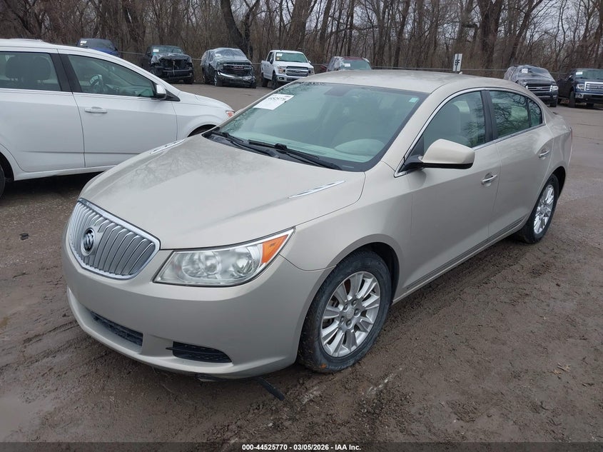 Vin: 1g4ga5ed8bf280296, lot: 45022561, buick lacrosse cx 20112