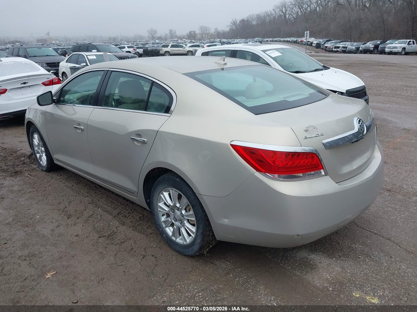 Vin: 1g4ga5ed8bf280296, lot: 45022561, buick lacrosse cx 20113