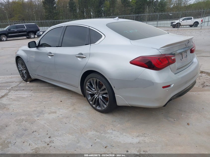 Vin: jn1by1ap6hm741571, lot: 45022666, infiniti q70 3.7 20173