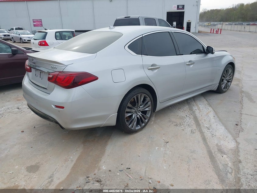 Vin: jn1by1ap6hm741571, lot: 45022666, infiniti q70 3.7 20174
