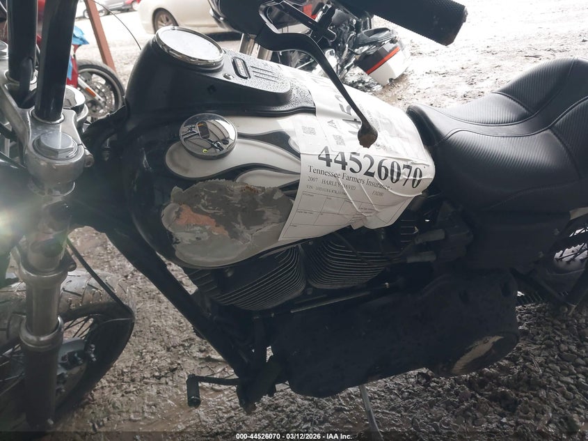 2007 Harley-Davidson Fxdbi VIN: 1HD1GX4187K301544 Lot: 44526070