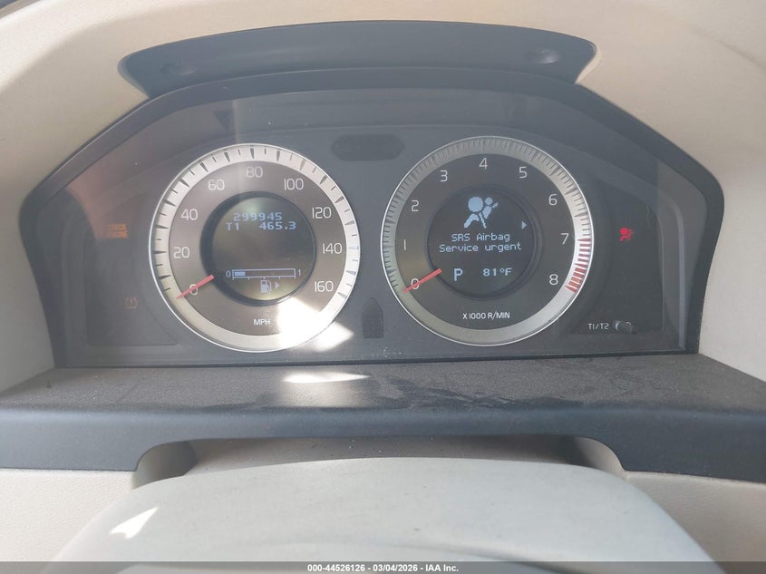 2009 Volvo S80 3.2 VIN: YV1AS982491103237 Lot: 44526126