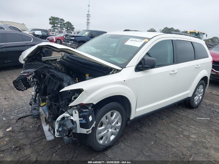 Vin: 3c4pdcab6ht709261, lot: 45023068, dodge journey se 20172