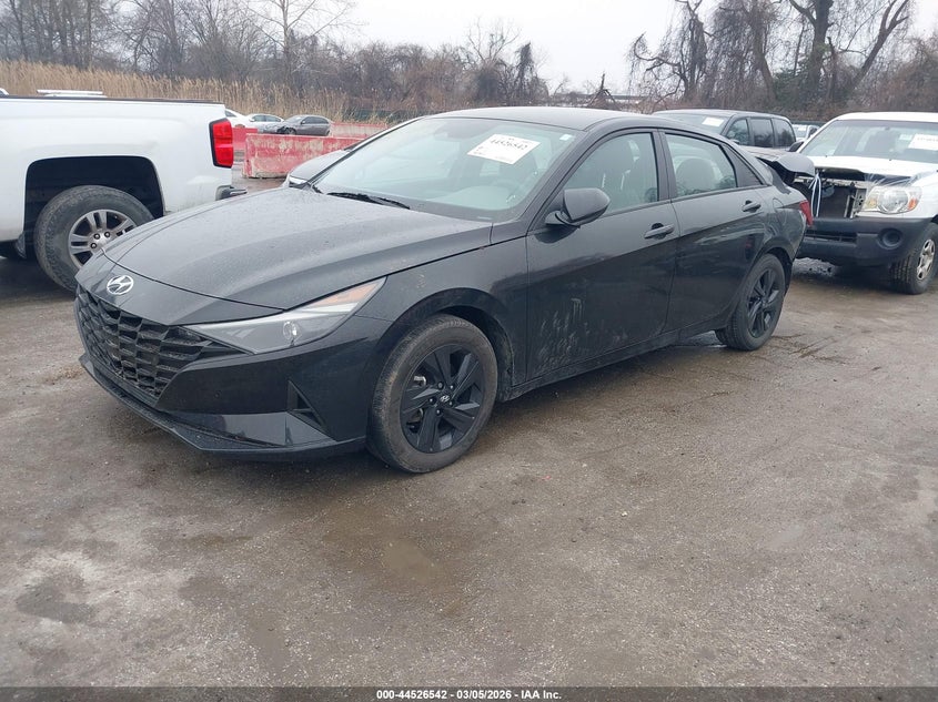 2023 Hyundai Elantra Hybrid Blue
