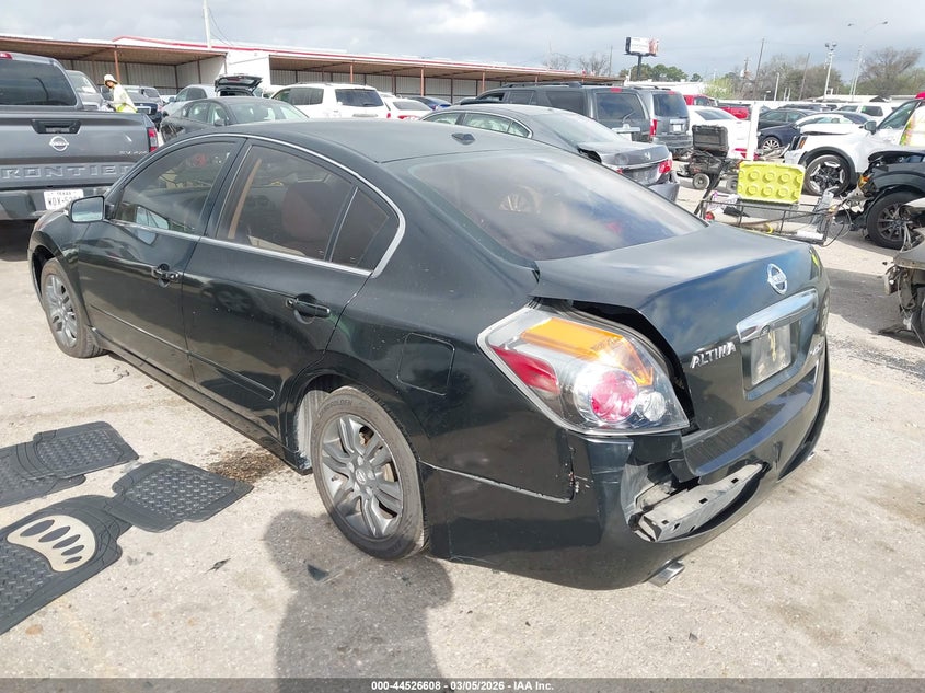2012 Nissan Altima 2.5 2.5 S black Lot 111044526608 Vin 1N4AL2AP1CN477455