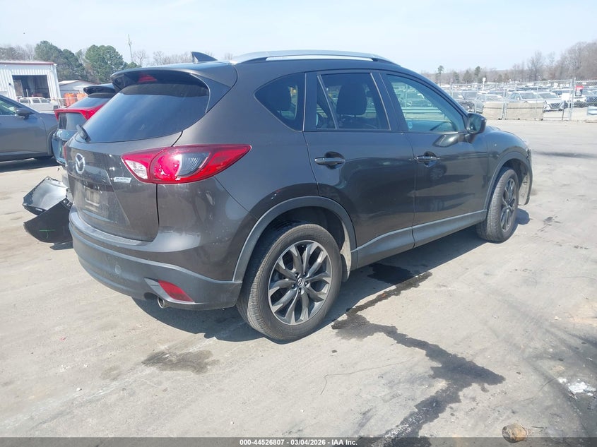 Vin: jm3ke2dy1g0859413, lot: 45023599, mazda cx-5 grand touring 20164