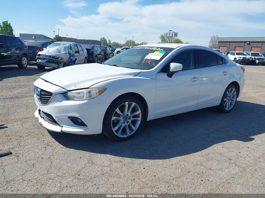 Vin: jm1gj1v54g1445478, lot: 45023654, mazda mazda6 i touring 20162