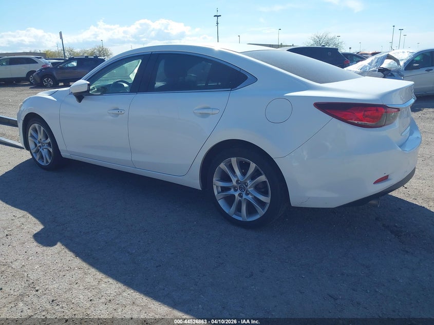 Vin: jm1gj1v54g1445478, lot: 45023654, mazda mazda6 i touring 20163