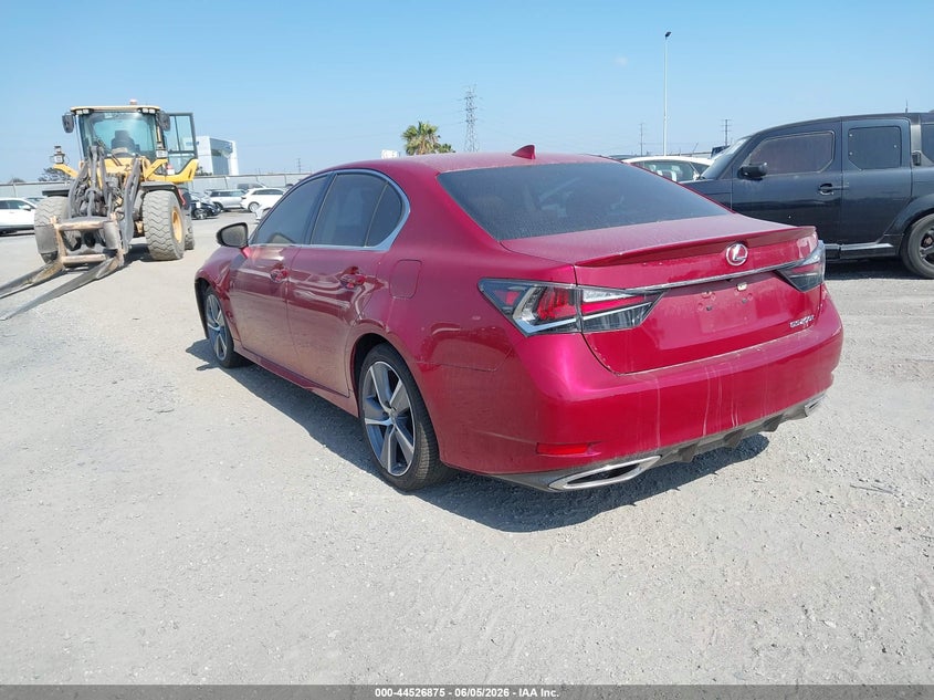Vin: jthba1bl0ga000828, lot: 45023666, lexus gs 200t 20163