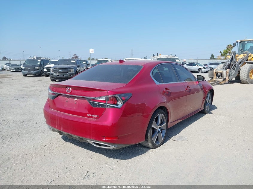 Vin: jthba1bl0ga000828, lot: 45023666, lexus gs 200t 20164