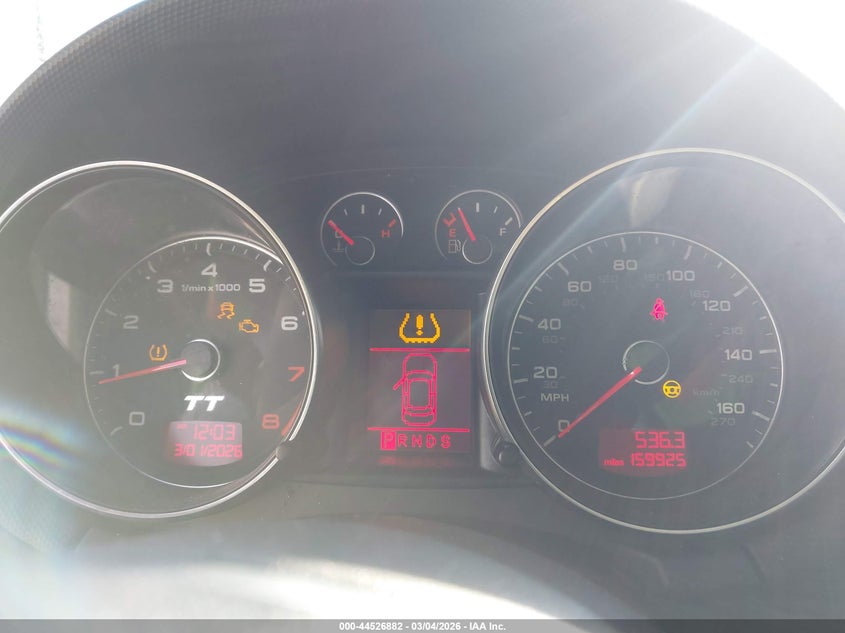 2008 Audi Tt 2.0T VIN: TRUAF38J581030995 Lot: 44526882