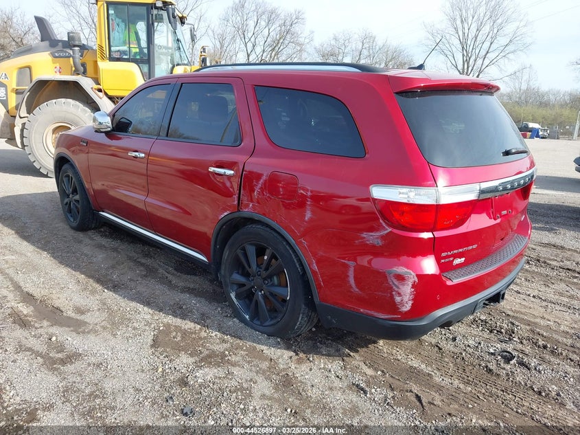 Vin: 1d4se4gt4bc630660, lot: 45023688, dodge durango crew 20113
