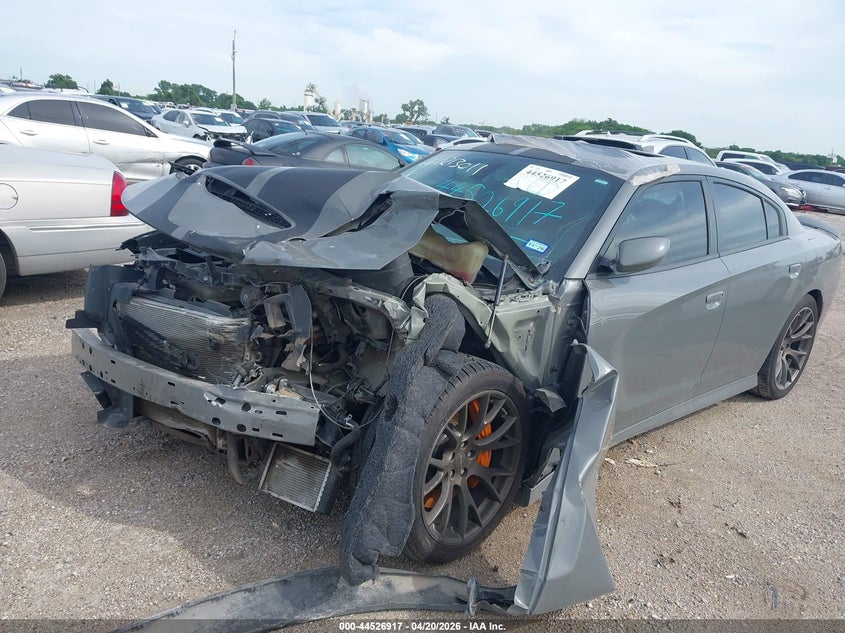 Vin: 2c3cdxl93jh119022, lot: 45023708, dodge charger srt hellcat rwd 20182