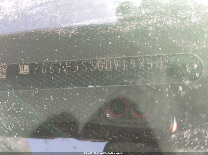 2013 Cadillac Xts Luxury VIN: 2G61P5S30D9198503 Lot: 44526935