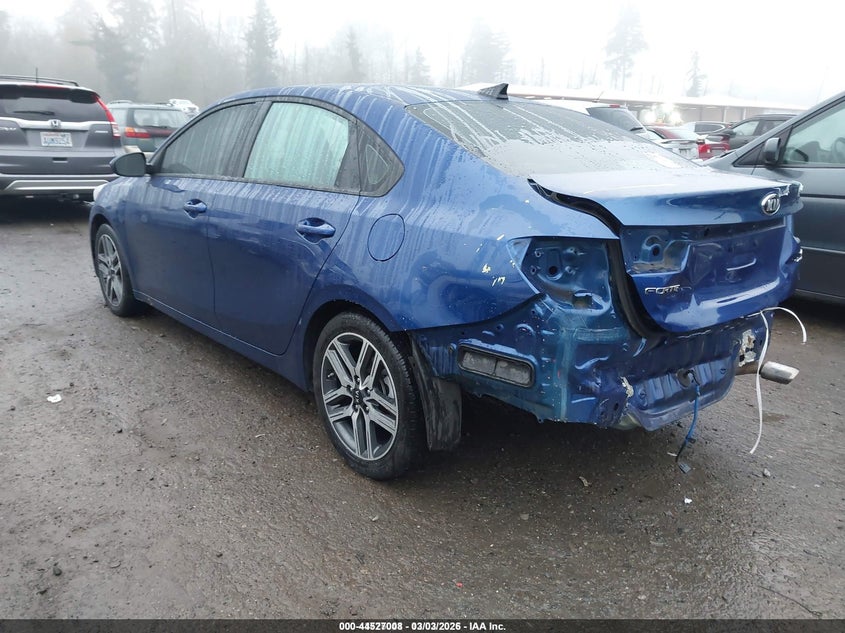 2019 KIA FORTE SEDAN 2.0L I-4 DOHC, VVT, 147HP